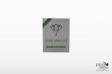 Pipodepo - White Elephant 150 Adet Natürel Lületaşı Pipo Filtresi 9mm