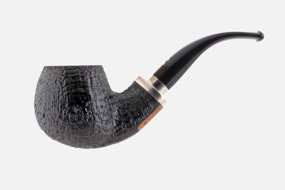 Il Ceppo - Sandblast Bent Apple Pipo (Filtresiz)