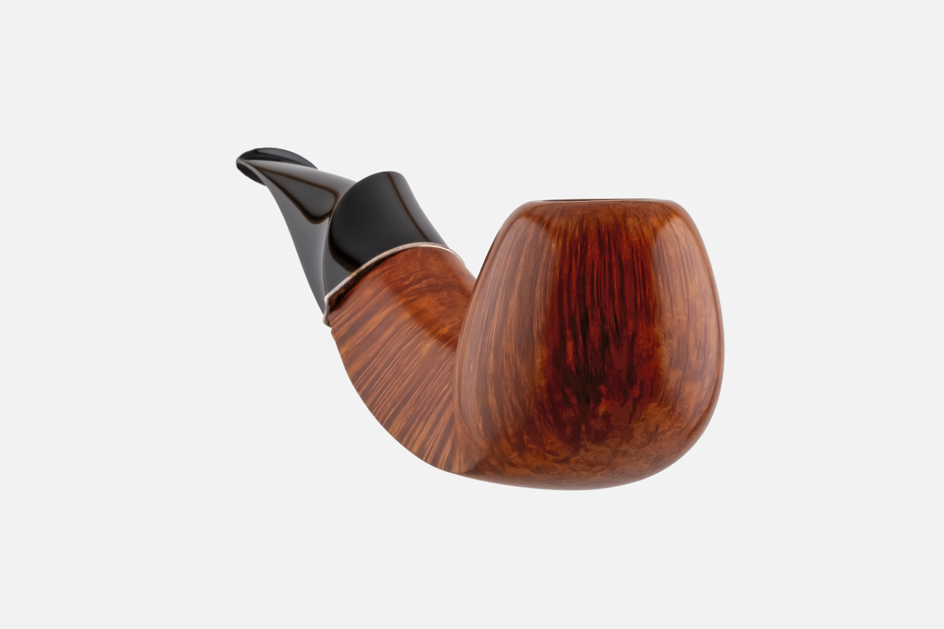 Konstantin Shekita - Smooth Straight Grain Giant Bent Brandy Pipo (Filtresiz)