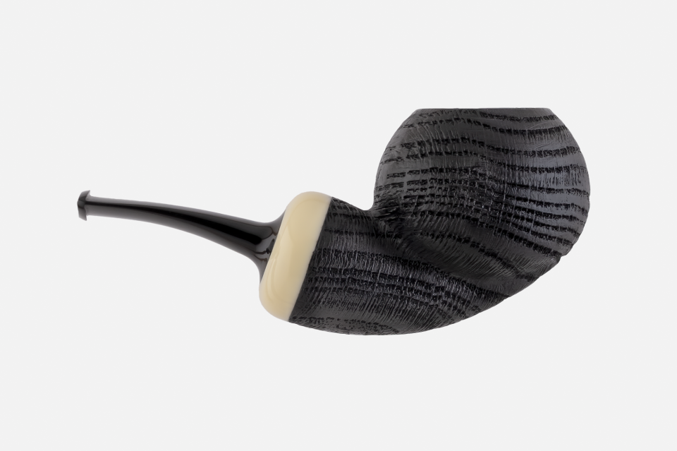 Artem Shcherbak - Sandblast Morta Apple Reverse Calabash Pipo
