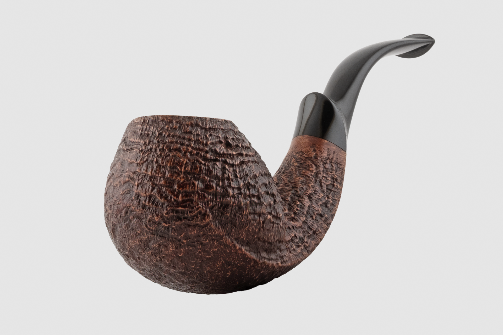 Lasse Skovgaard - Sandblast Bent Brandy Pipe (Unfiltered)