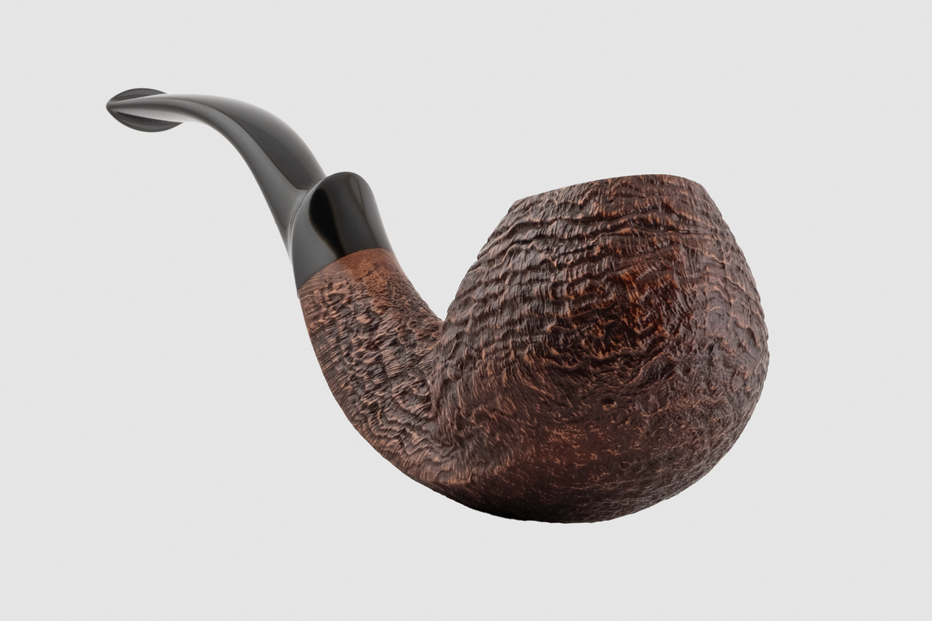 Lasse Skovgaard - Sandblast Bent Brandy Pipe (Unfiltered)