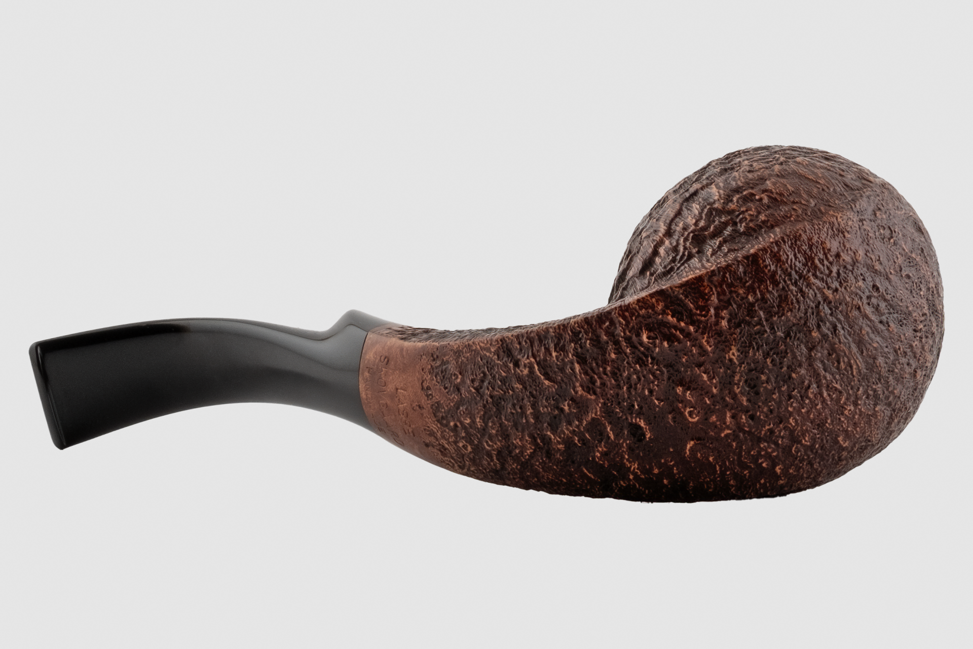 Lasse Skovgaard - Sandblast Bent Brandy Pipe (Unfiltered)