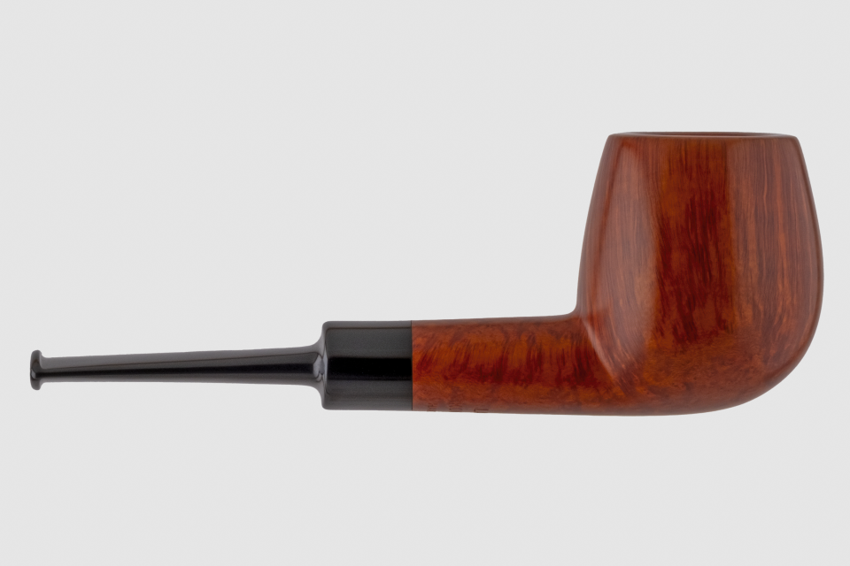 Lasse Skovgaard - Smooth Oval Shank Billiard Pipo (Filtresiz)