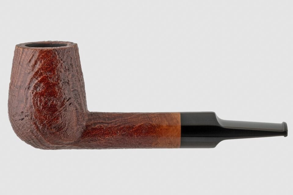 By Skovgaard - Sandblast Billiard Pipo (9mm)