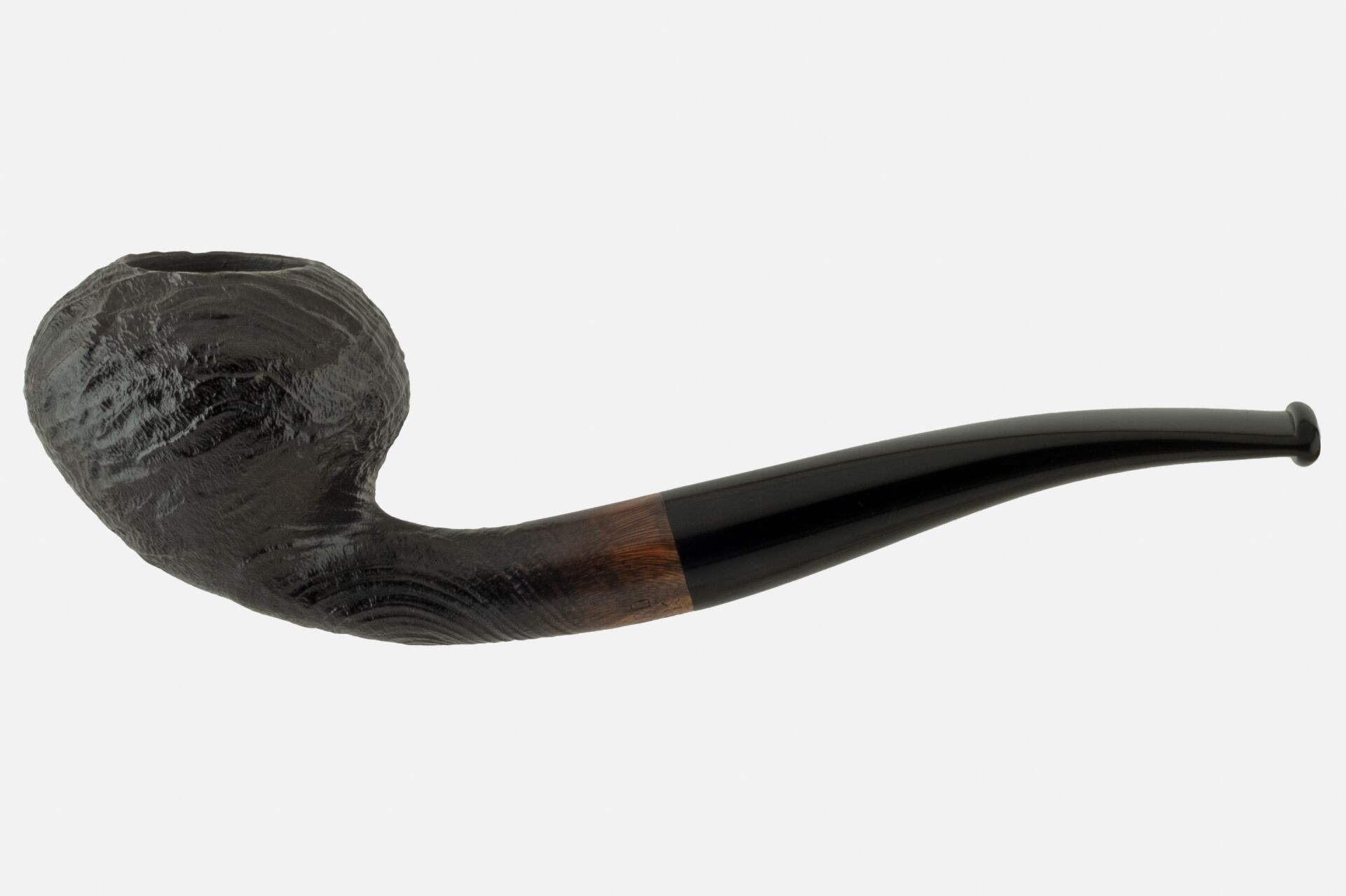 By Skovgaard - Sandblast Half Bent Acorn Pipo (Filtresiz)