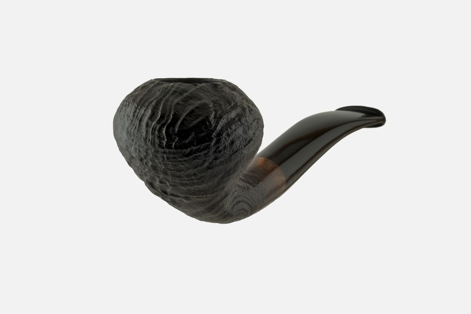 By Skovgaard - Sandblast Half Bent Acorn Pipo (Filtresiz)
