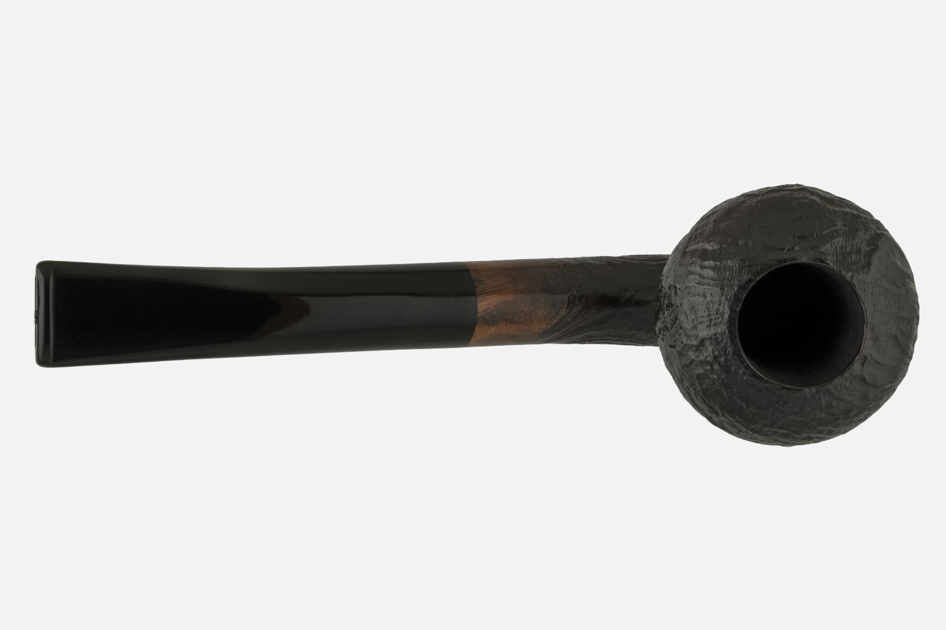 By Skovgaard - Sandblast Half Bent Acorn Pipo (Filtresiz)