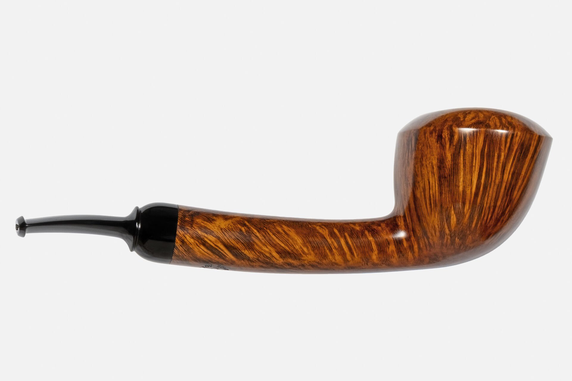 Alexey Plashkov Long Shank Acorn Pipo Filtresiz | Gül kökü pipo 003