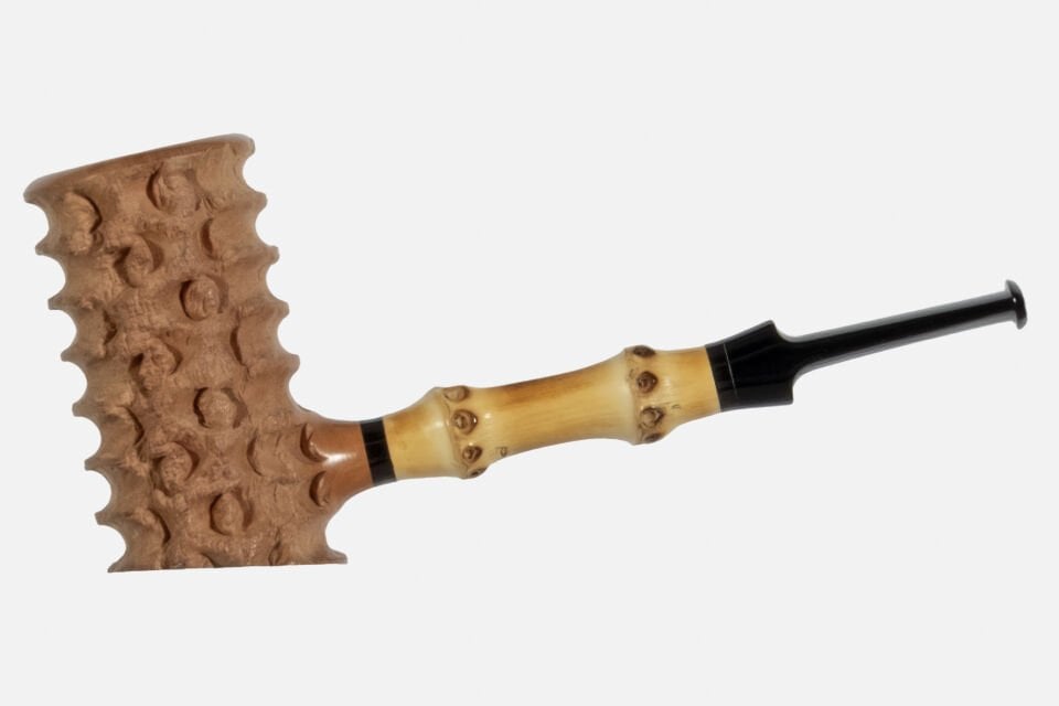 Tom Eltang - Rusticated Naturel Bamboo Poker (Filtresiz)