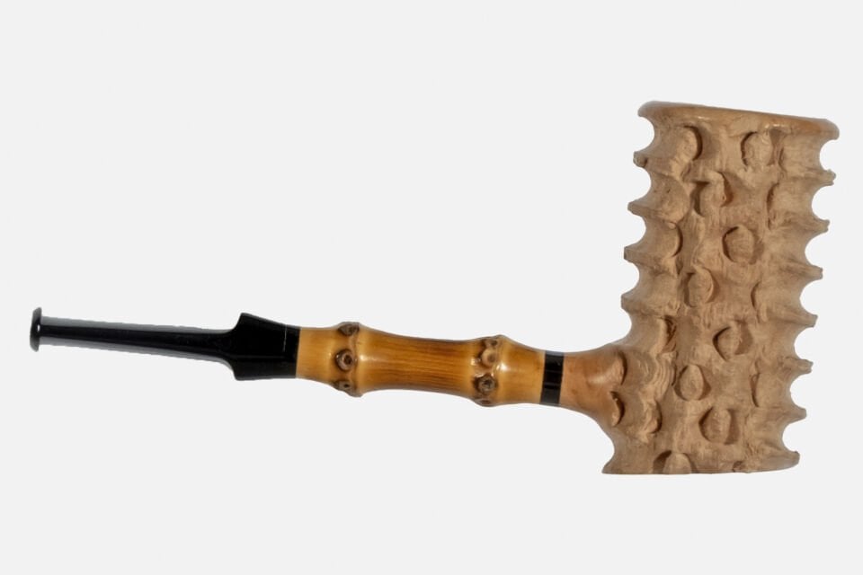 Tom Eltang - Rusticated Naturel Bamboo Poker (Filtresiz)