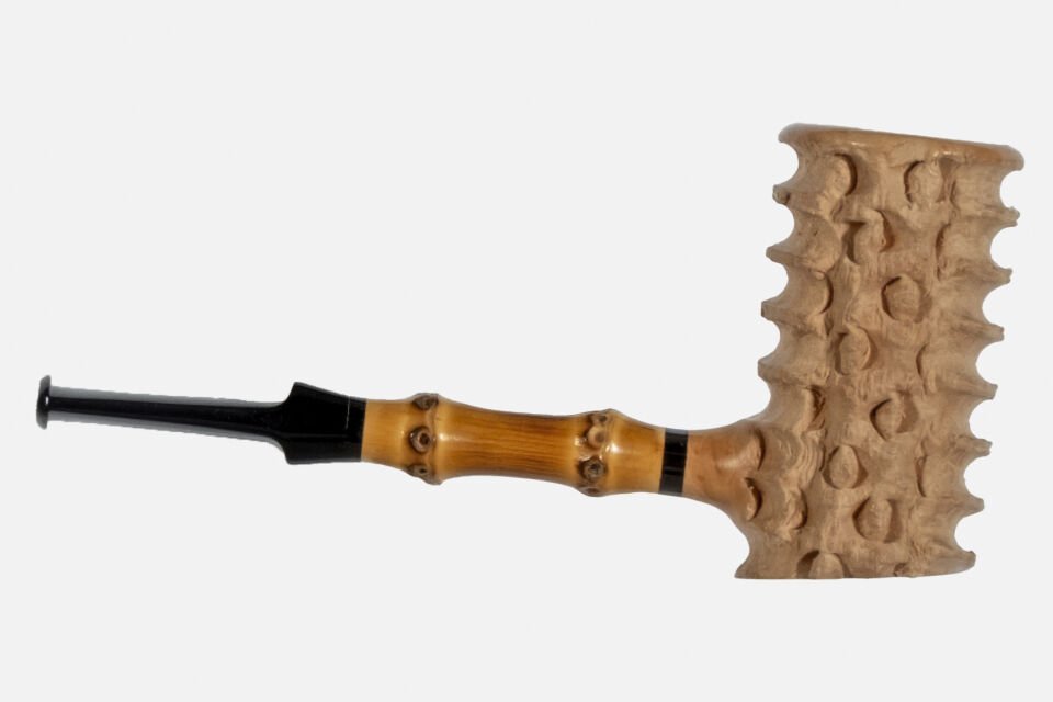 Tom Eltang - Rusticated Naturel Bamboo Poker (Filtresiz)