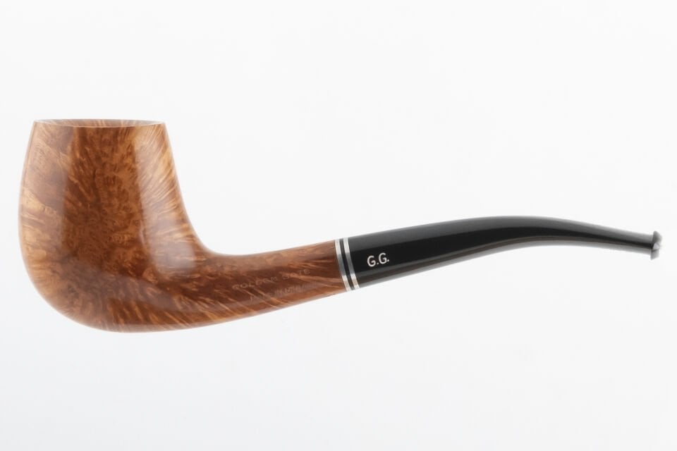 Golden Gate Half Bent Egg Smooth Briar Pipo (Filtresiz)