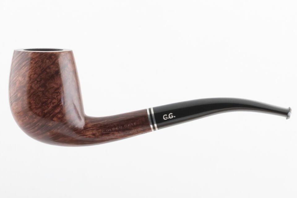 Golden Gate Half Bent Egg Smooth Briar Pipo (Filtresiz)
